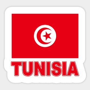 The Pride of Tunisia - Tunisian National Flag Design Sticker